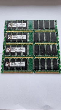 Pamięć KINGSTON 4GB (400 MHz), (4x1 GB) 100% 