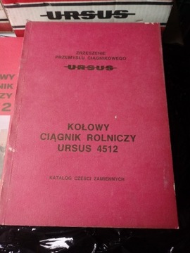 KATALOG części URSUS 4512 oryginał PRL