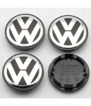 Dekielki Volkswagen 4 szt. emblemat felg VW 65mm