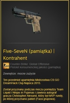 Five-SeveN (pamiątka) | Kontrahent (Mocne Użycie)