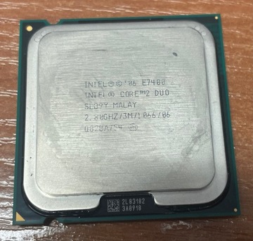 Procesor Intel E7400 2 x 2,8 GHz core 2 duo