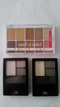 Paletki Maybelline i Wet n Wild