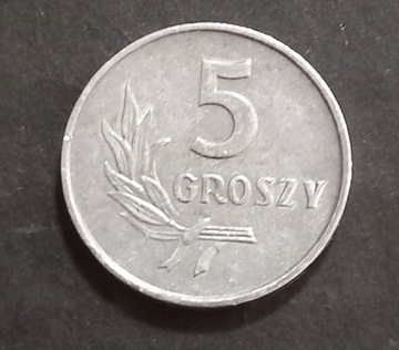 5 groszy z 1972 i 1970r