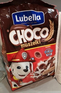 Lubella Choco muszelki, płatki czekoladowe