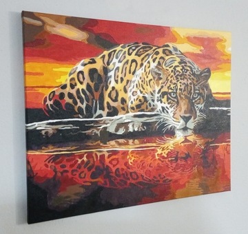 Obraz akryl na płótnie LAMPART KOT Afryka tygrys