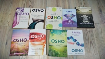 9 książek OSHO - 7 z nich to nówki (pakiet za 50%)