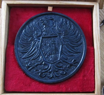 Medal z węgla Halemba kopalnia Ruda Śląska 1975