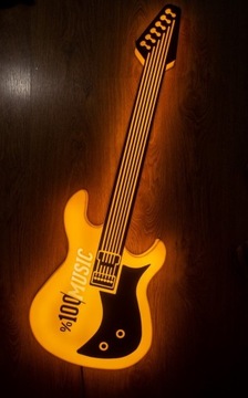 Gitara - gadżet reklamowy podświetlana