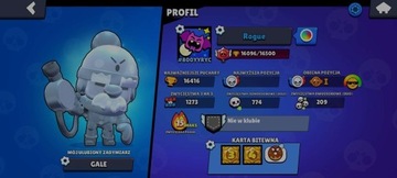 29. Konto Brawl Stars 16k | 53 Postaci | 27 Skinów