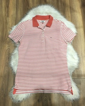 Koszulka polo w paski Tommy Hilfiger XL