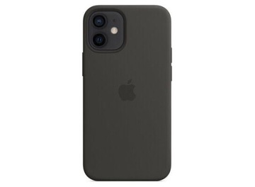 Etui iphone 12 apple czarne silikonowe