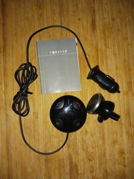 Transmiter FM Bluetooth z ładowarką samochodową
