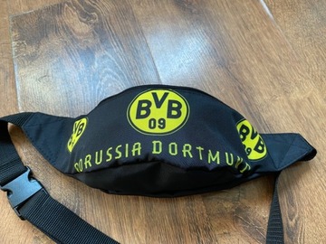 Borussia Dortmund nowa nerka czarna saszetka