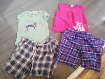Piżama komplet spodnie bluzka dla dziewczynki 116 