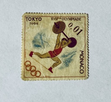 Znaczek Olimpiada 1964 Tokio