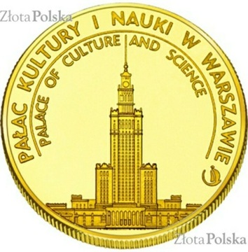 Medal PKiN złota polska 