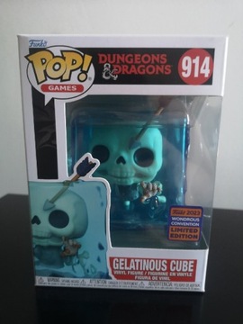 Funko pop Galatinous Cube Limited Edition 