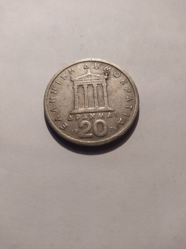 20 drachmai, 1978 rok, Grecja