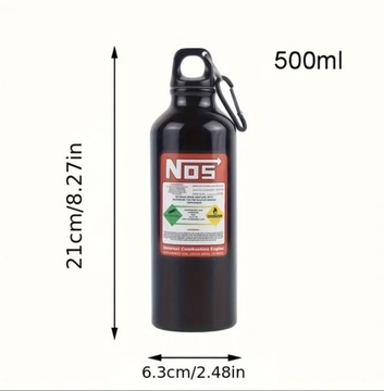 Bidon NOS 500 ml Czarny