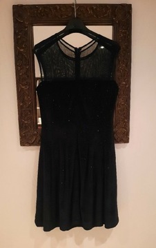 Sukienka czarna swiecaca