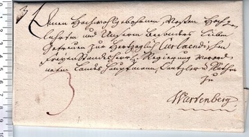 Niemcy, list z BRESLAU do Wartenberg, 1787 r.