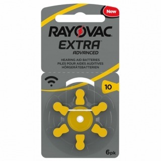 RAYOVAC EXTRA 1O; 6-pak, baterie do aparatu