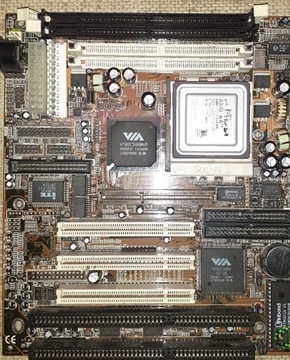 Płyta główna, procesor AMD K6, socket 7
