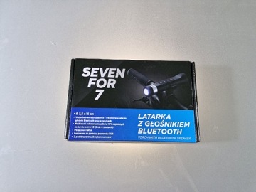 Latarka Rowerowa z Glośnikiem Bluetooth SevenFor7