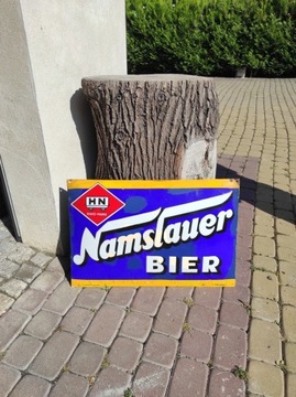 Stary szyld niemiecki namslauer bier