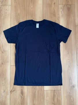 T-Shirt Gildan Softstyle - L - Granatowy - NOWY