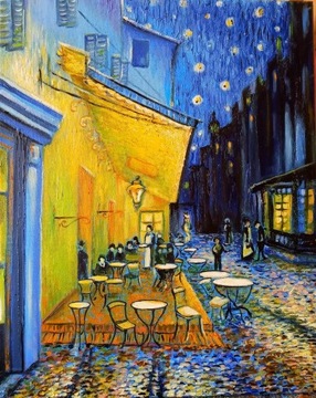 Kafejka według Van Gogha
