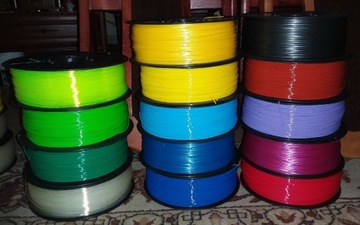 Filament PLA 1,75mm 1kg szpula - różne kolory