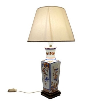 Lampa stołowa, porcelana Limoges, Francja.