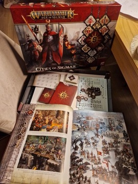 !!! cities of sigmar, karty tokeny, podręcznik !!!