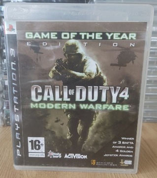 Call of Duty 4: Modern Warfare Game of the Year Edition 3xA CIB PS3 