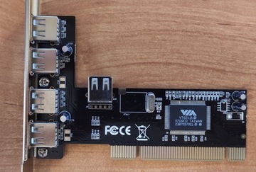 Kontroler USB VIA VT6212L 5X USB PCI