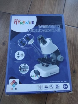 Mikroskop dla dziecka, naukowy 40- 1200x