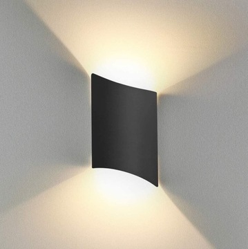Lampa ścienna LED, wewnętrzna/zewnętrzna - 1 szt. 