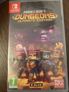 Switch Minecraft Dungeons - Kartridź Folia PL