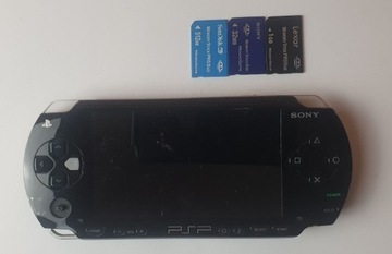 PSP 1000 FAT (Classic) + 3 gry + 3 karty pamięci