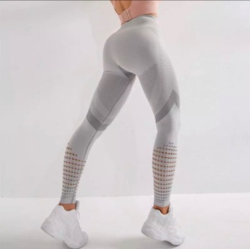 Legginsy damskie legginsy bezszwowe S