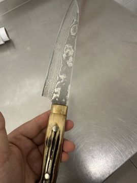 Takeshi saji ręcznie kuty nóż 