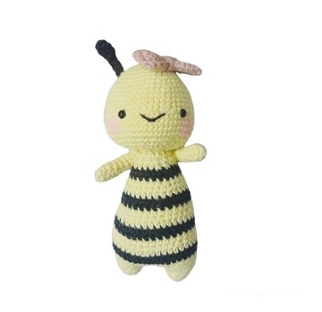 Maskotka Mini Pszczółka szydełkowa