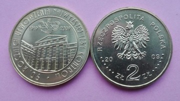 2 zł 2009 r. 90 - ROCZNICA UTWORZENIA NIK