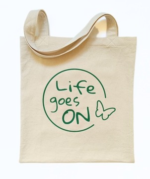 TORBA bawełniana totebag kpop bts Life goes on