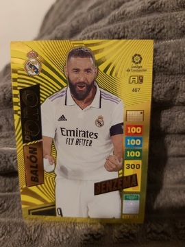 Karta PANINI LA LIGA 2022-23 BENZEMA Balon de Oro