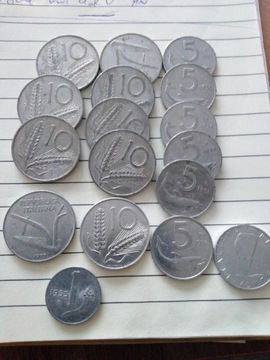 Lot monet Republika Włoska 