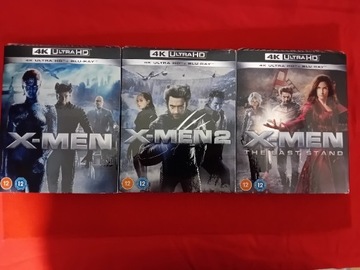 X-MEN 1, 2, 3 [Blu-Ray 4K] PL