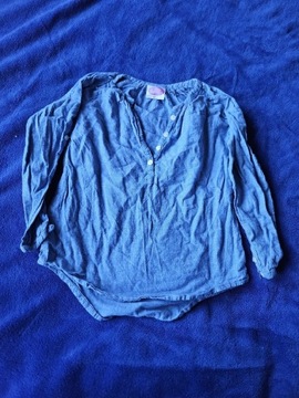 Bluzka niebieska 122 cm