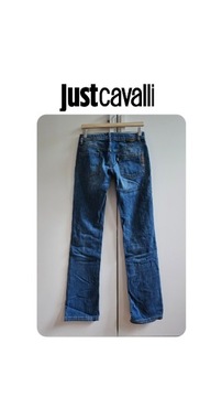 Just Cavalli jeansy damskie 27 bootcut dzwony 
